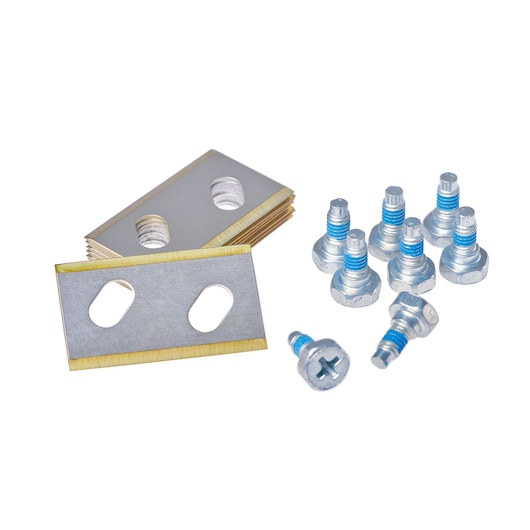CubCadet 122-105-603 replacement blades and bolts kit, product photography on white background.