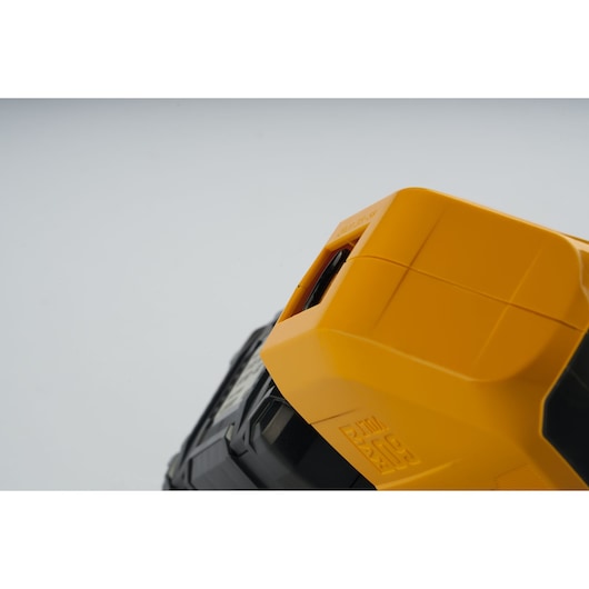CubCadet 41AT6TGT603 yellow and black power tool close-up, angled on white background.