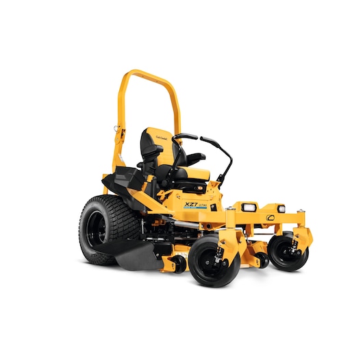 CubCadet 47ATAHA8603 XZ7-L152i-ULTIMA yellow zero-turn lawn mower, front angle, white background.